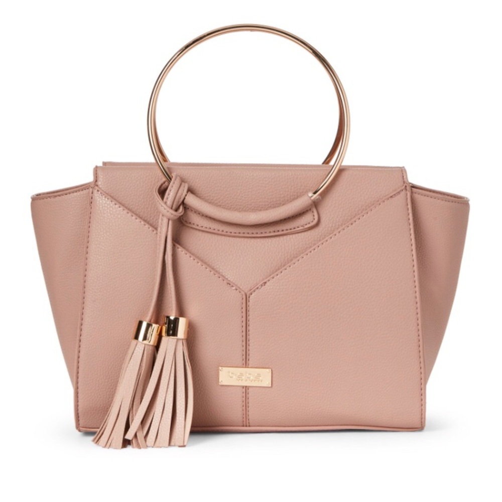 BEBE Ring Handle Aurora Tote